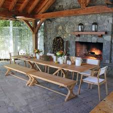 Outdoor Farmhouse Dining Table