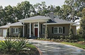 Light Ranch Style Exterior Colors Model