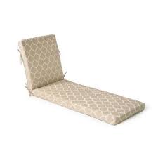 Shop patio & garden items & more. Box Edge Geometric Beige Tan Chaise Lounge Cushions Outdoor Cushions The Home Depot
