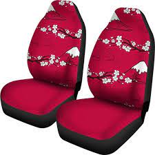 Japanese Flowers Sakura Car Seat Covers