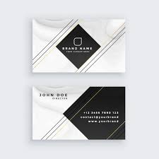 Professional Business Card Design Template Vector Free Download