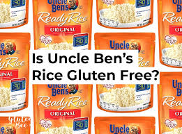 is uncle ben s rice gluten free