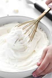 white chocolate ganache whipped cream