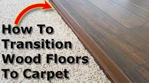 Shop edging, transition & thresholds of various types. Carpet To Wood Floor Transition Laminate Floors Youtube