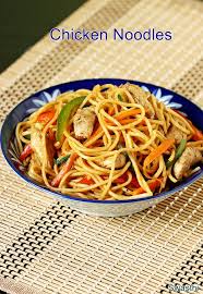 Chicken Noodles Recipe (Hakka Style) - Swasthi's Recipes