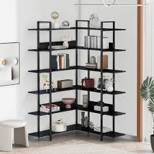 l shaped corner bookcase