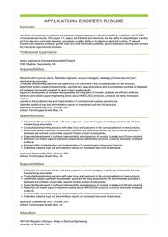 15+ actionable examples and insider tips. Applications Engineer Resume Example