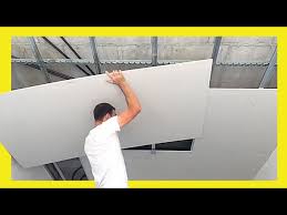 how to install and plasterboard ceiling