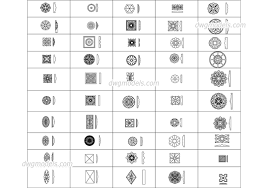 ceiling elements cad drawings autocad file