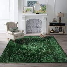 Green Rug Living Room
