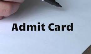 Image result for admit card