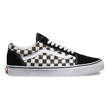 Vans black and off white checker slip on shoes womens size 8.5 mens 7.0 tennis. Checkerboard Old Skool Shop Shoes At Vans