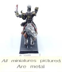 Warhammer Fantasy Dogs of War Hobgoblin Warlord Ghazak Khan Metal OOP A1509  