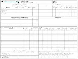 Training Schedule Template Word Flaky Me