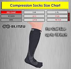 Blitzu Compression Socks 20 30mmhg For Men Women Best
