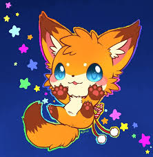 cute cartoon fox hd phone wallpaper