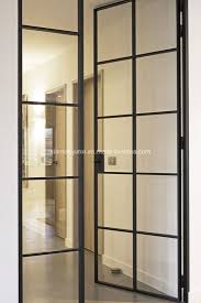 Inside Steel Glass Door With Low