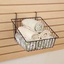 Wall Hanging Wire Basket For Slatwall