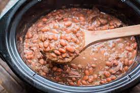 slow cooker pinto beans and beef the