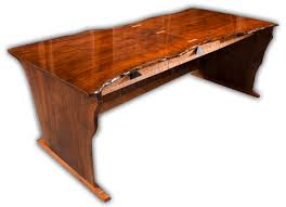 The rustic executive office desk is fine art quality design by award winning artist h.j. Custom Rustic Desks Live Edge Natural Wood Slab Office Furniture