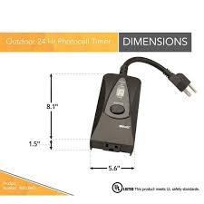 Outdoor Plug In Photocell Light Sensor