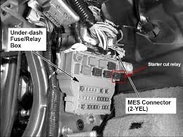 2005 accord starter relay location