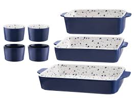 Using a good bakeware set is as important as your baking skills to produce the best results. La Rochelle 7 Piece Non Stick Ceramic Bakeware Set Reviews Wayfair