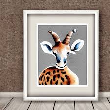 Neutral Nursery Decor Baby Animals