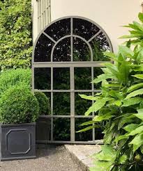 Garden Crittall Window Mirror