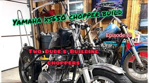 two dude s building choppers yamaha