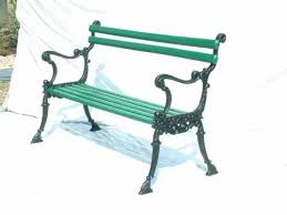 Outdoor Patio Cast Iron Bench Size