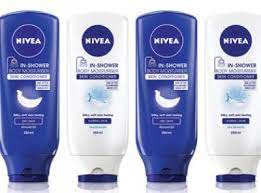 nivea body milk for shower