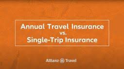 annual travel insurance vs single trip