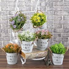 There are 4883 table flower pot for sale on etsy, and they cost $27.33 on average. Supply Sitting Room Set Dining Table Fake Flowerpot Planting Flower Emulation Flower Pot Decoration American Style