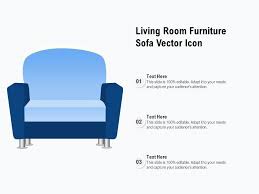 Living Room Furniture Sofa Vector Icon