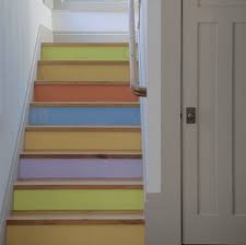 21 attractive painted stairs ideas