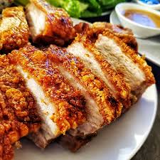 crispy cantonese roast pork wai sik
