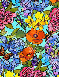 Quilting Treasures Stained Glass Garden