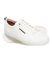 Mens Truman Lace Up Trainers In White Superdry