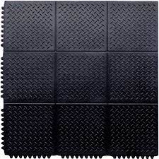 interlocking rubber checker plate floor