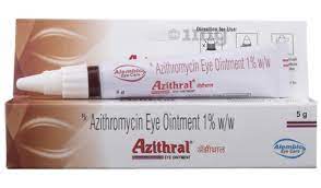 azithral eye ointment view uses side