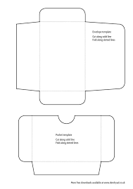 Mini Envelope And Pocket Templates Printable Journaling Envelope