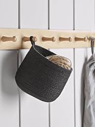 hanging seagrass storage basket
