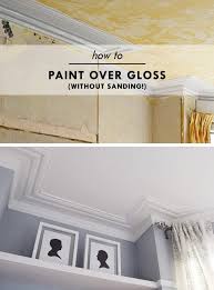 How To Paint Over Gloss
