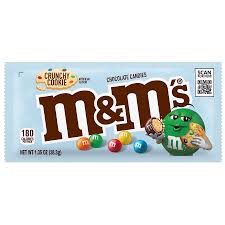 m m s crunchy cookie milk chocolate