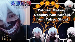 tutorial makeup cosplay ken kaneki dari