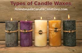 wax for candle making what types of