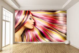 Abstract T0150 Wallpaper Color Hair By