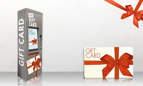 A kiosk gift card system and method for purchasing and redeeming gift cards is disclosed. Gift Card Kiosk Kis