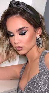 best prom makeup ideas silver eyeshadow